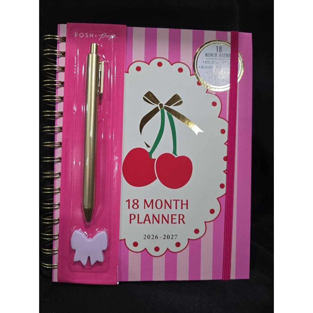 26-27 Daily Planner With Ball Point Pen, Day To Day Chaos Flowers And Bees‎